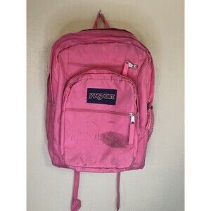 JanSport Big Student Backpack Posh Pink XL 15" Laptop Pocket Book Bag